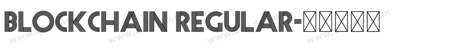 Blockchain Regular字体转换